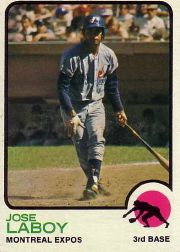 1973 Topps Baseball Cards      642     Jose Laboy